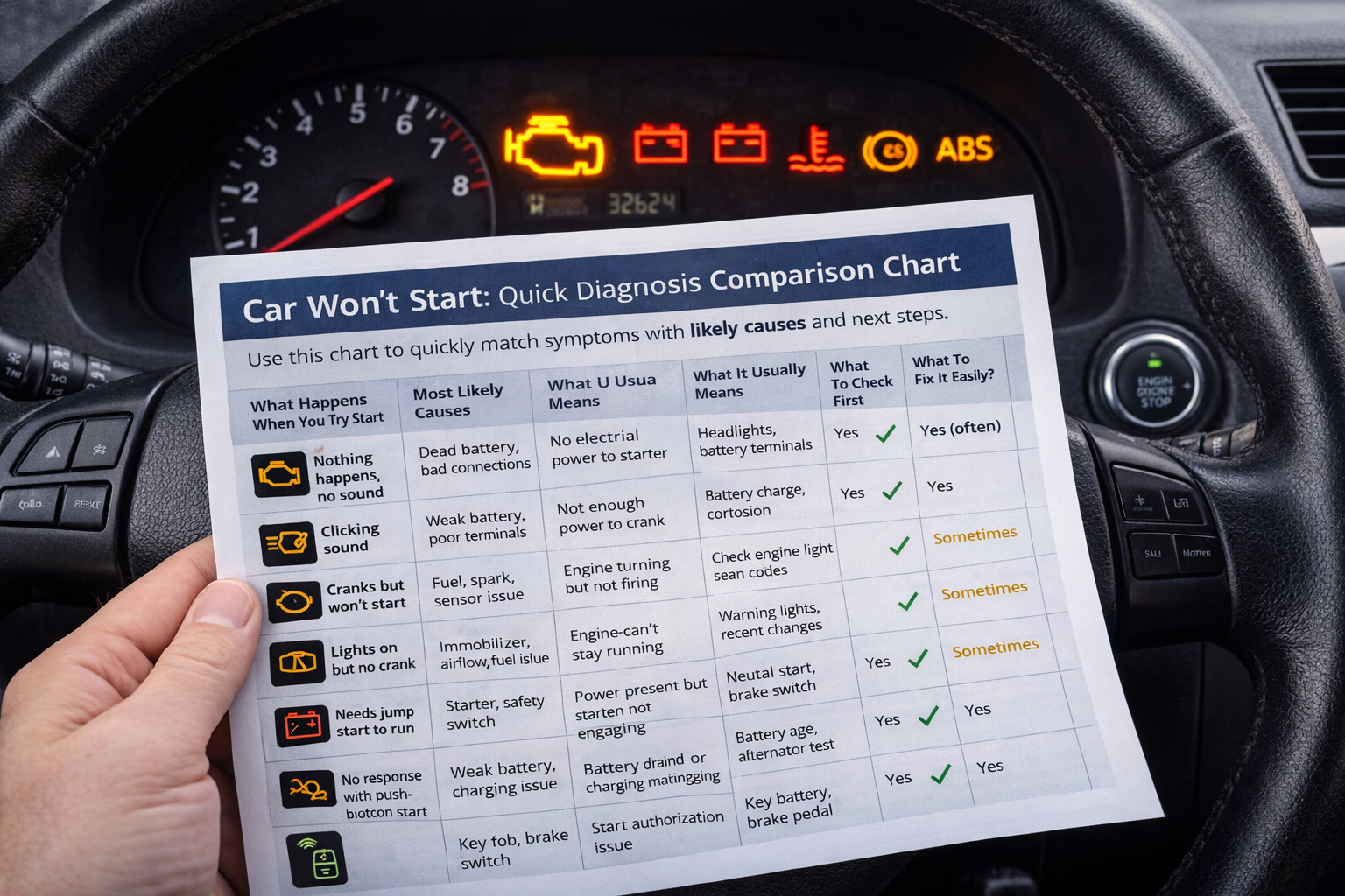 car wont start diagnosis